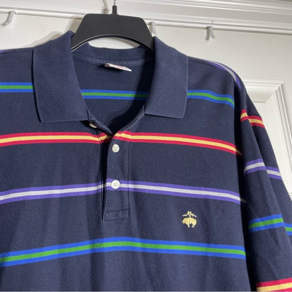 Brooks Brothers Long Sleeve Striped Polo Shirt XL - Picture 2 of 6